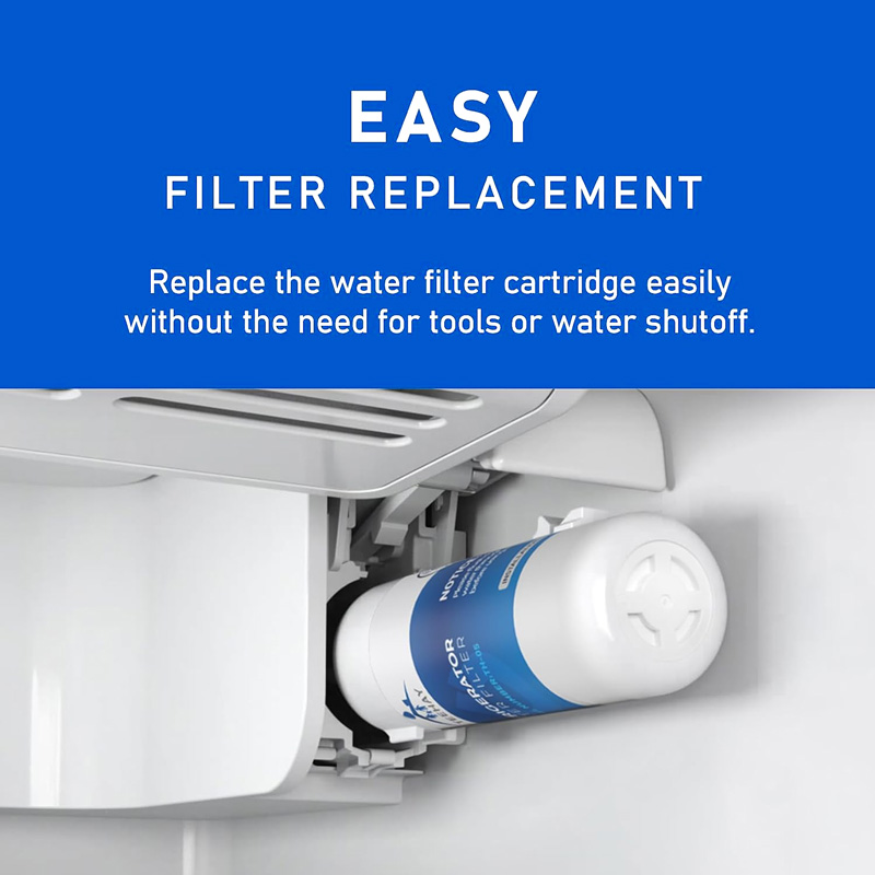 Illustration of filter installation method